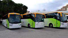 Autobuses de Monbus pertencentes á rede Exprés.cat