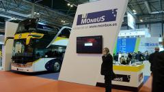 Stand of Monbus with Setra Comfort Class S 517 HD bus on Fitur