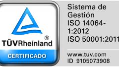 Certificaciones ISO 50001 e ISO 14064