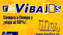 The ReVibajas are exclusive discounts of the web of Monbus