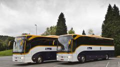 The latest models of our bus fleet with wireless internet