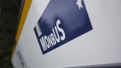 Monbus logo printed on a bus