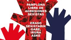 Monbus difunde a campaña “Pamplona libre de agresións sexistas”