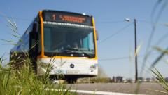 Autobus des urbains de Lugo roulant