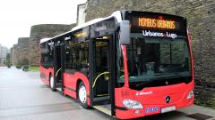 Présentation des deux nouveaux autobus de la flotte d’Urbains de Lugo