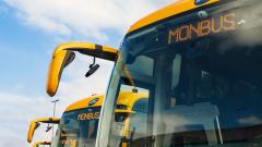 Frontal de autobuses de Monbus