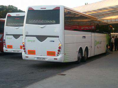 Autobus Monbus du réseau Exprés.cat