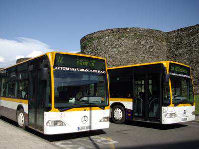 Autobus urbain de la ville de Lugo