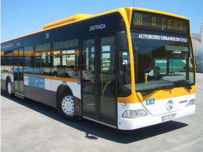 Autobus urbain de la ville de Lugo