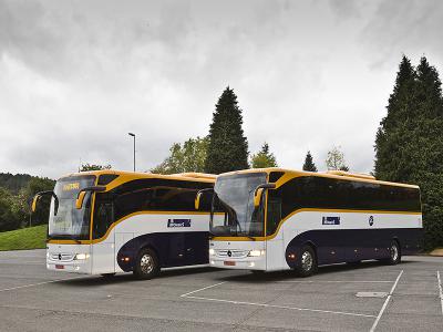 The latest models of our bus fleet with wireless internet