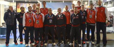 L’équipe du Rio Natura Monbus Obradoiro pendant la Copa del Rey de Basket