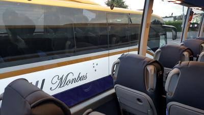 Butacas do autobús Setra S517HD de Monbus.