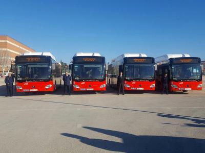 Mercedes - Benz Citaro buses with GNC of Monbus