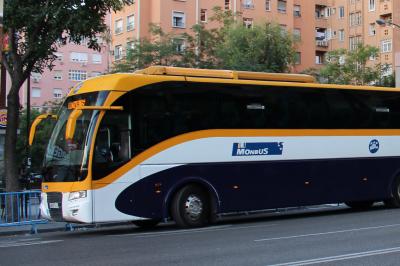 Autobús da frota do grupo Monbus