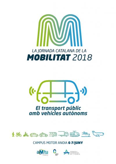 Poster of the fourteenth edition of the Catalan Mobility Day