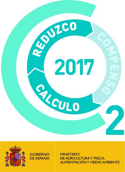 The Stamp Calculo + Reduzco of the Ministry of Environment