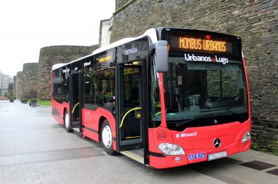 Présentation des deux nouveaux autobus de la flotte d’Urbains de Lugo