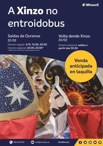 Poster of Monbus for the Carnival of Xinzo 2020