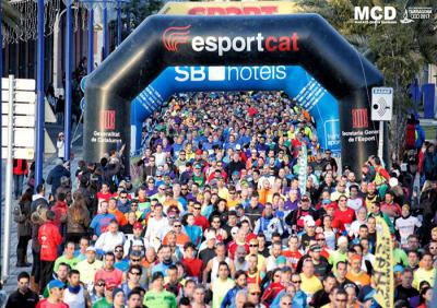 Grande afluencia de público no Maratón de Costa Daurada.