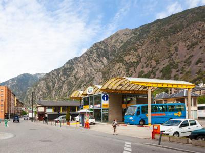 Bus station of Andorra.