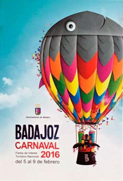 Cartel oficial do Carnaval de Badaxoz 2016