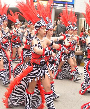 Parade in Ciudad Real Carnival