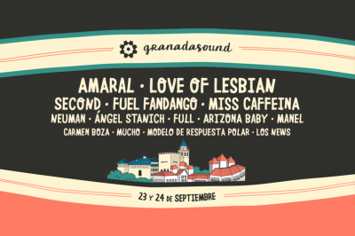 Cartell oficial del festival Granada Sound 2016