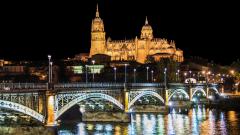 Pont romà d´Enrique Estevan sobre el riu Tormes a Salamanca