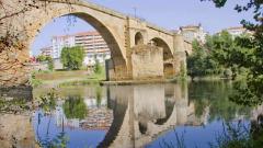 Pont romà a la ciutat d'Orense