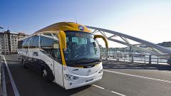 Viaxar en autobús de Monbus dende A Coruña a Pontevedra