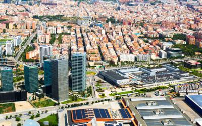 Vista aèria de la ciutat de Barcelona
