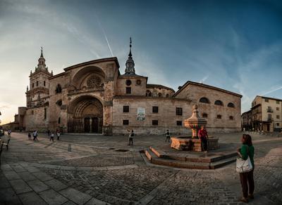 Main Square of Burgo de Osma in Soria