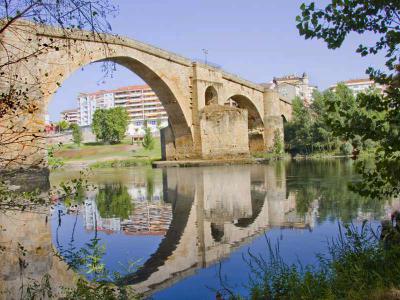 Poman bridge in the city of Ourense