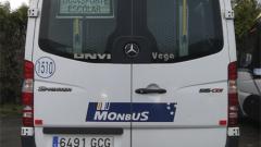 Puerta trasera con rampa de autobús escolar Mercedes Benz 515CDI