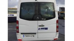 Porta traseira con rampa de autobús escolar Mercedes Benz 515CDI