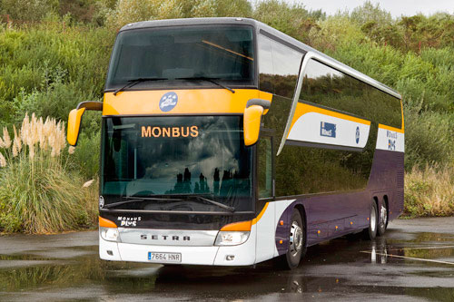 Double- decler SETRA S431 DT bus of Monbus
