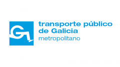 Logotype of the Metropolitan Transportation of Galicia