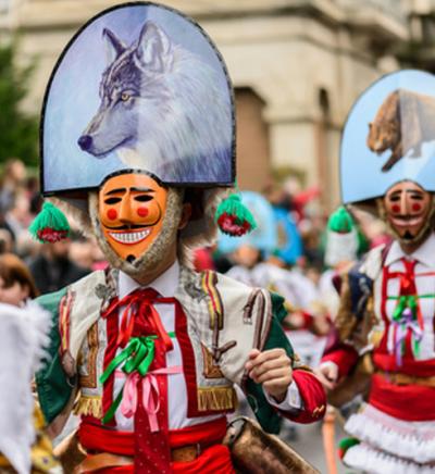Los famosos Cigarrones del Carnaval de Verín 2017.